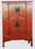 22220009: Armoire de mariage rouge à 4 portes